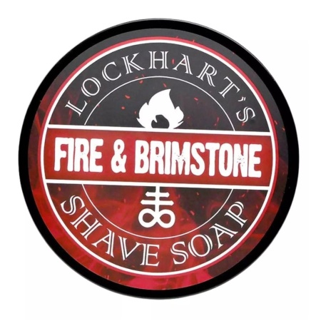 Sapun de barbierit Lockhart's Fire & Brimstone Shave Soap 113g