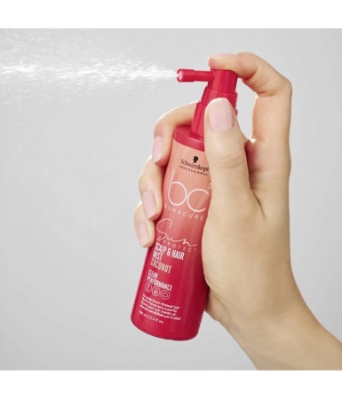 Schwarzkopf BC Sun Scalp & Hair Mist SPF20 – Protecție UV pentru scalp și păr, cu ulei de cocos - Img 4
