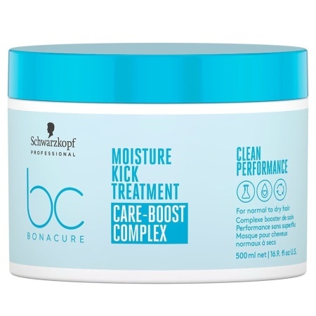 Schwarzkopf Professional BC Bonacure Moisture Kick Treatment – Masca Profesională Intens Hidratantă cu Glicerină, pentru Păr Uscat, Creț sau Fragil - Img 2