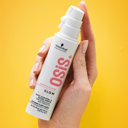 Ser Hidratant, Anti-Frizz Pentru Luciu Fără Siliconi Schwarzkopf Professional Osis Glow 50ml - Img 2