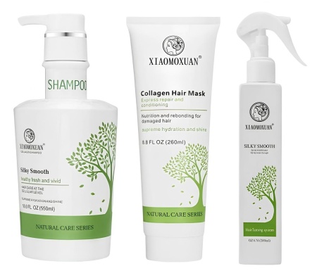 Set Cadou Xiaomoxuan S2M260T1 - Sampon si Masca cu Colagen + Balsam Leave in Silky Smooth Spray