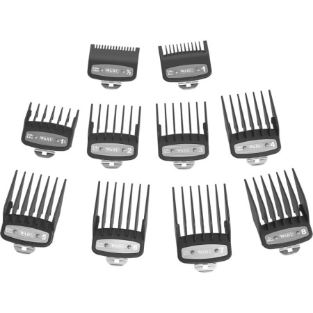 Set Gratare / Inalatatoare Wahl Premium originale pentru masini de tuns 10buc 1.5-25mm - Img 2