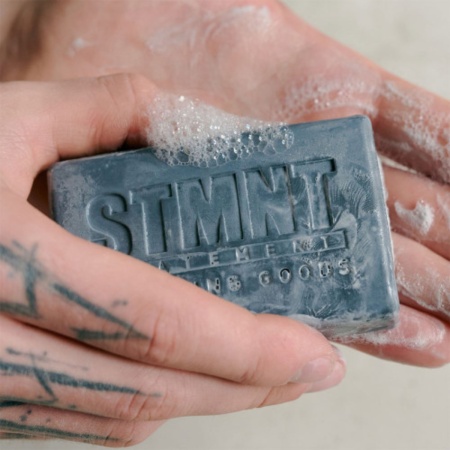 STMNT Grooming Goods Hair & Body Cleansing Bar 125g – Șampon/Săpun Solid cu Efect de Curățare Naturală și Revitalizare pentru Păr și Corp - Img 3