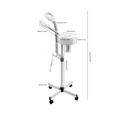 Vapozon cu Lupa Cosmetica LED 2 in 1 - Img 3