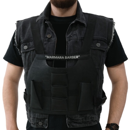 Vesta pentru Instrumente frizerie Marmara The Barber Shield Chest Holder - Img 2