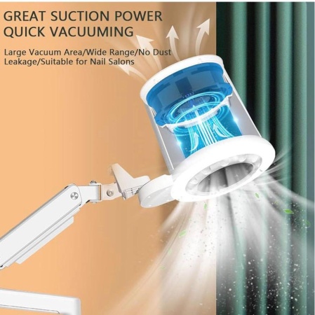 Aspirator Profesional Praf de Unghii, cu Absorbție de Sus D-2