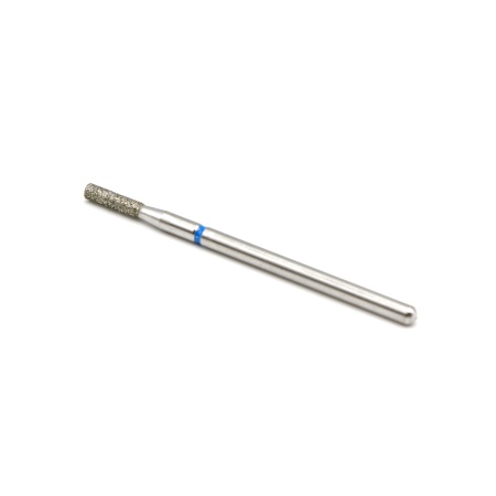 Bit de diamant pentru cuticule, cilindru, brâu albastru 842/021B - Img 1