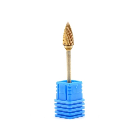 Bit Unghii din Carbid pentru Gel, Acril si Oja Semi, Gold, Pauco - F06B