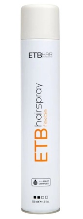 ETB Hair Fixativ Profesional De Păr Cu Fixare Flexibilă - 500 ml