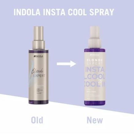 Indola Blonde Expert InstaCool Spray 150ml – Magie Violetă pentru Blondul Tău! Nuanțe Reci, Păr Strălucitor, Efect Instant - Img 2