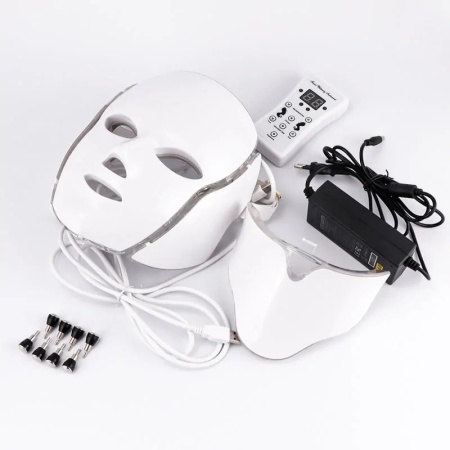 Masca Terapie Fotodinamica Led Faciala cu 7 Culori, pentru Fata si Gat - Img 5