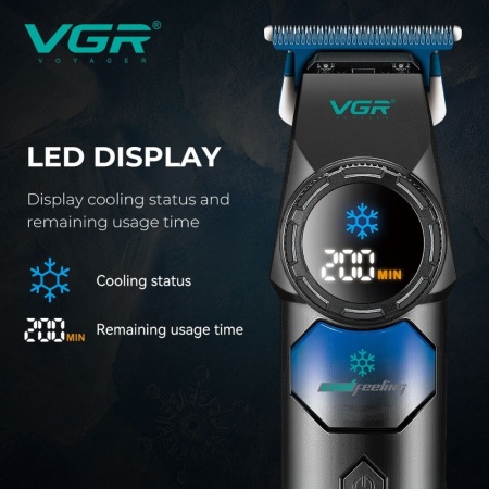 Masina de contur VGR V-946 Clipper 8000 RPM Black cordless - Img 4