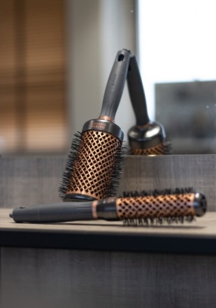 Olivia Garden Expert Blowout Heat Nylgard Bristles– Perie Profesională Termică pentru Păr Gros și Indisciplinat - Img 5
