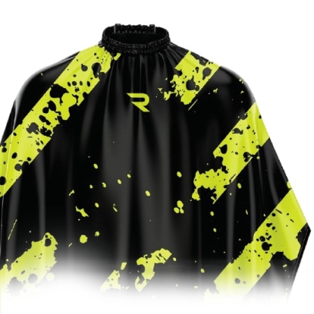 Pelerina coafor/frizerie - ROVRA - Splash - Verde/Negru - Img 2