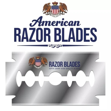 Rezerve lame de ras American Razor Blades Double Edge 100buc - Img 2