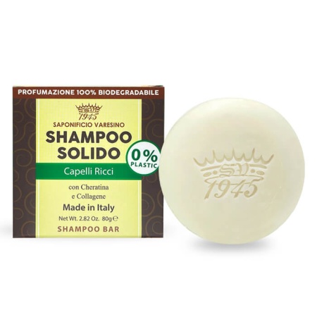 Sampon solid par cret Saponificio Varesino Curly Hair Shampoo Bar 80g