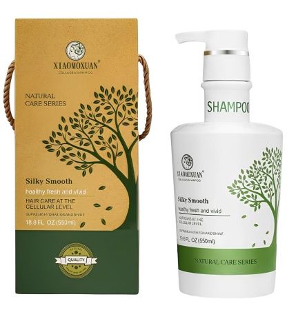 Sampon Xiaomoxuan S2 - Silky Smooth Colagen 550 ml - Sampon Natural de Frunze de Arbore de Ceai cu Colagen - Img 2