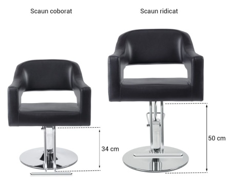 Scaun Coafor Salon Profesional, Tokyo LZY-2096 - Img 7