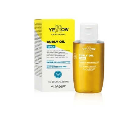 Yellow Professional Curls Ulei pentru Păr Cret– Hidratare Intensă, Strălucire Naturală și Anti-Frizz Personalizabil - Img 1