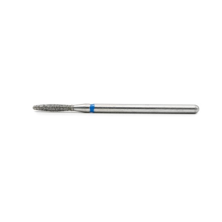 Bit cuticula diamant, albastru, flacara 244-018B, 1,8 mm - Img 4