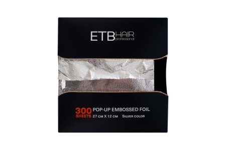 ETB Disposable Folie De Aluminiu Embosată Pretăiată 300 Buc X 27 Cm X 12cm