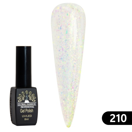 Oja semipermanenta BLACK ELITE, 8 ml, 210 - TPO Free