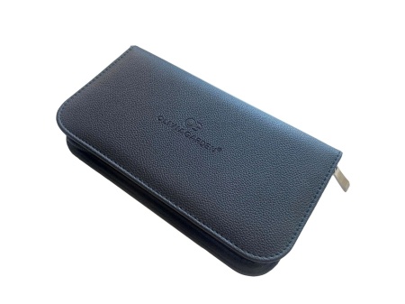 Olivia Garden Black Standard Pouch – Husă Profesională pentru Foarfeci, cu 3 Compartimente, Protecție Maximală și Design Elegant Negru Mat - Img 3