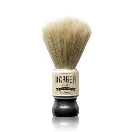 Pamatuf cu par de porc si maner din lemn Marmara Barber 1071