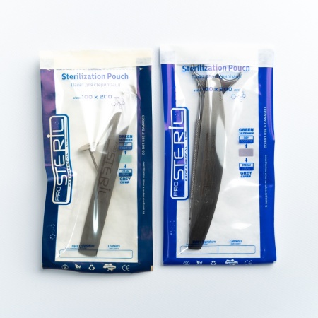 Pungi sterilizare pupinel/autoclav hârtie+plastic Pro Steril 100x200mm set 100 buc. - Img 3