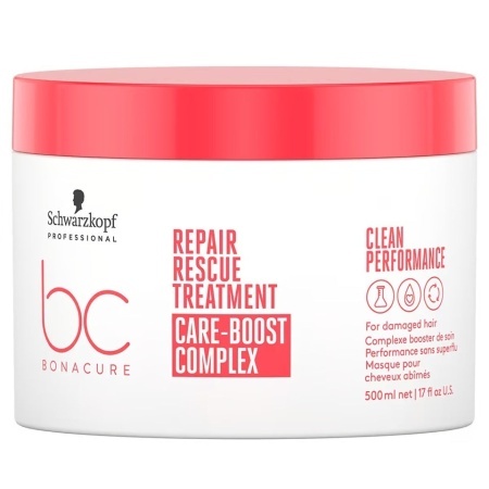 Schwarzkopf Professional BC Bonacure Repair Rescue Treatment – Tratament Intensiv pentru Păr Deteriorat, cu Arginină și Complex Care-Boost, pentru Reparare Instantă și Strălucire de Durată - Img 2