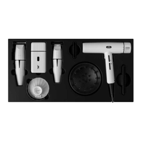 Set Combo JRL Masina de Tuns 2020C Onyx, Masina de Contur 2020T, Shaver Onyx SF Pro, Uscator Forte Pro Ghost Collection Kit - Img 2