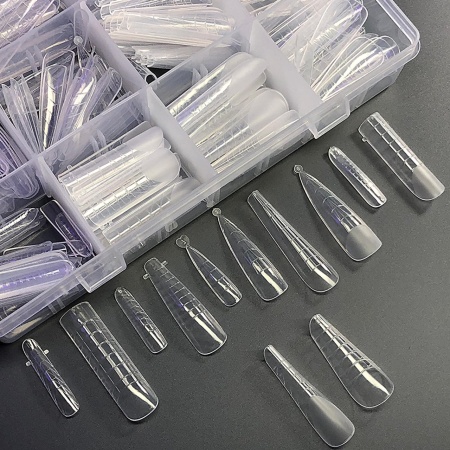 Set extensie, tipsuri reutilizabile, 12 tipuri, 288 buc - Img 2