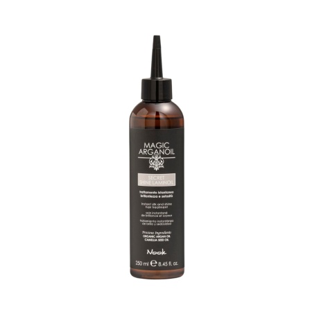 Tratament Profesional Pentru Strălucire Nook Magic Arganoil Secret Tratament Laminoil, Efect de ”Oglindă”, Cantitate: 250 ml