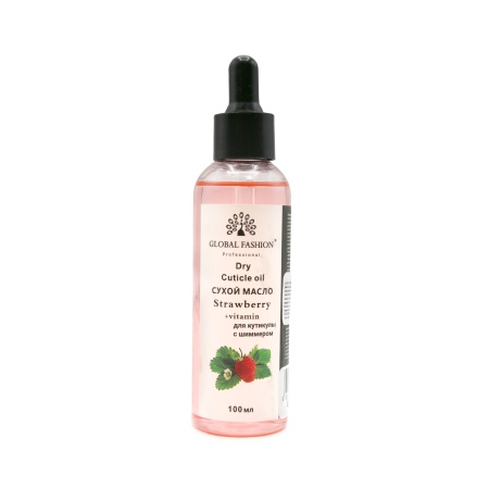 Ulei de cuticule cu pipetă 100 ml, aromă de capsună - Img 1