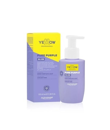 Yellow Professional Silver Violett Farb-Booster 100ml – Pigmenți Purpurii pentru Blond Perfect, Strălucitor și Răcoros - Img 2