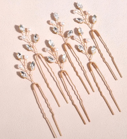 Ace de Par Aurii Glass Rhinestone, Set 6 - 17379858 - Img 2