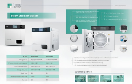 Autoclav 23L Clasa B - Dispozitiv Medical - Foster Plus 23L-LCD-B - Img 3