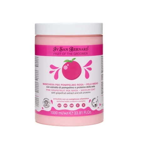 Balsam Iv San Bernard Pink Grapefruit PEK Intense NEW, pentru caini si pisici, 1l