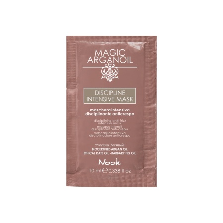 Mască Anti-Frizz pentru Păr Gros și Rebel, cu Formulă Disciplinantă și Ulei de Argan, Nook Magic ArganOil Discipline - Img 6