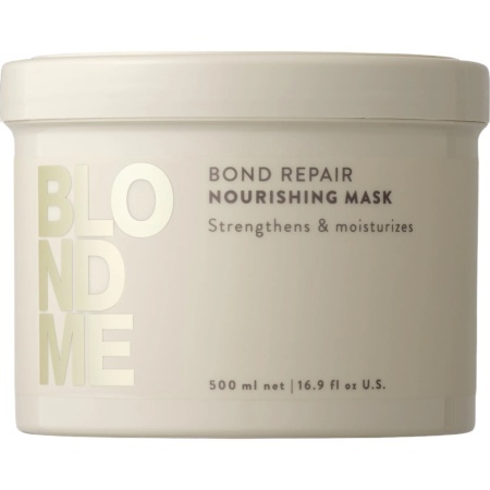 Mască Hrănitoare Schwarzkopf BLONDME Bond Repair – Nutriție Intensă & Reparare pentru Părul Blond Fragil - Img 4