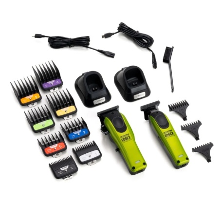 Set combo Kiepe Edgex Green Masina de tuns si Masina de contur fara fir - Img 2