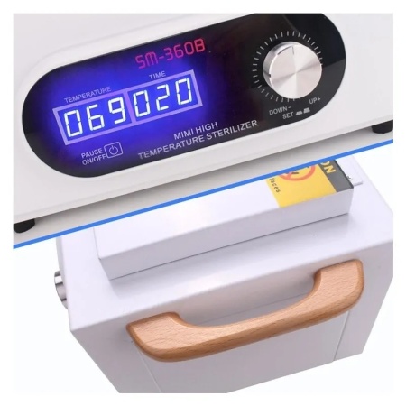 Sterilizator Pupinel Profesional Electronic cu Aer Cald SM-360B - Img 2
