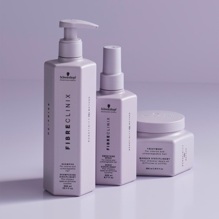 Tratament Reparator Și Disciplinant Anti-Frizz Schwarzkopf Professional Bonacure Fibre Clinix De-Frizz Treatment 250ml - Img 2