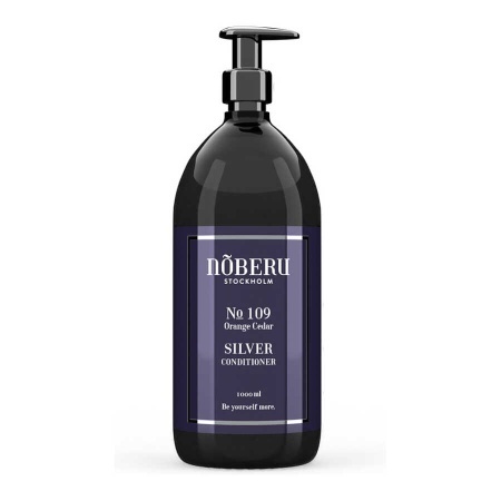 Balsam mov pentru par blond și grizonat Noberu Silver Conditioner 1000ml