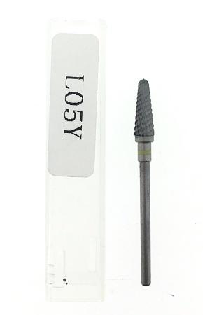 Bit Unghii din Carbid pentru Gel si Oja Semipermanenta, Galben(Extra Fin), PAuco - L05Y - Img 2