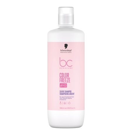 Bonacure Color Freeze Silver pH 4.5 șampon neutralizare – Schwarzkopf Professional - Img 2