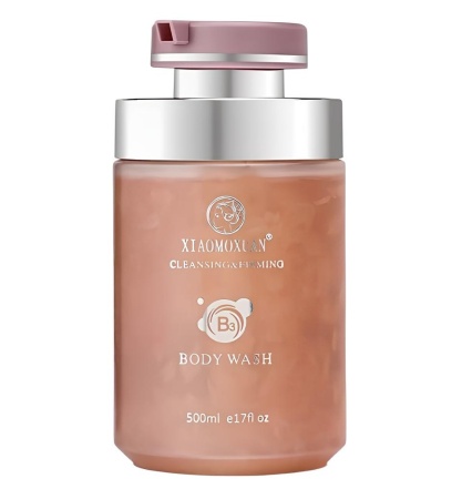 Gel de Dus Xiaomoxuan cu Petale de Sakura (Flori de Cires) și Vitamina B3 - 500ml - Img 2