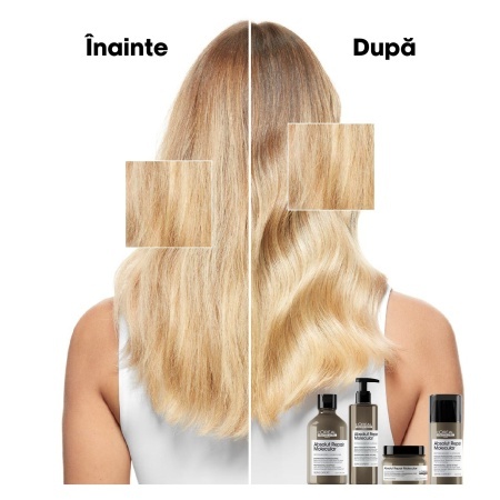 L’Oréal Professionnel Absolut Repair Molecular – Mască concentrată pentru păr deteriorat, cu 5 aminoacizi & peptide, 150ml - Img 5
