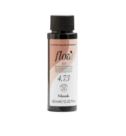 Nook Flow Vopsea-Ulei de Păr Colorant Demi-Permanent Vegan fără Amoniac 60ml - Strălucire Intensă, Fără Compromisuri - Img 4