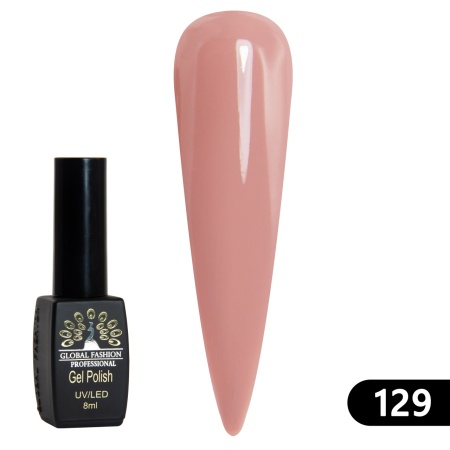Oja semipermanenta BLACK ELITE, 8 ml,129 - TPO Free